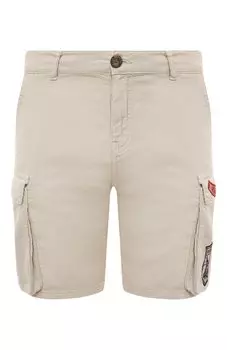 Шорты из хлопка и льна La Martina