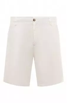 Шорты из хлопка и льна La Martina