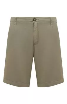 Шорты из хлопка и льна La Martina