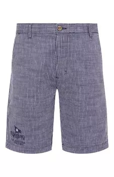 Шорты из хлопка и льна La Martina