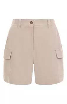 Шорты из хлопка и льна Lorena Antoniazzi