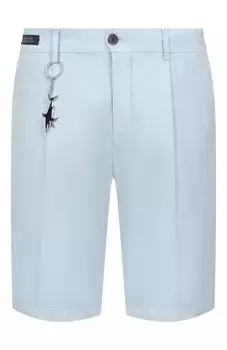 Шорты из хлопка и льна Paul&Shark