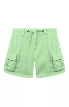 Шорты из хлопка и льна Scotch&Soda