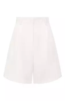 Шорты из хлопка и льна Weekend Max Mara