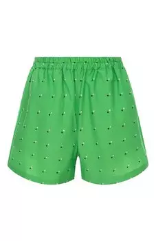 Шорты из хлопка и шелка Хохлома х Алена Ахмадуллина