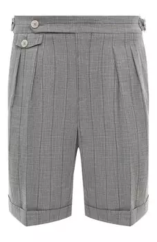 Шорты из хлопка и шерсти Brunello Cucinelli