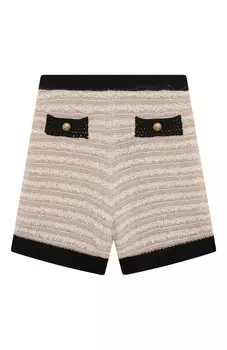 Шорты из хлопка и вискозы Balmain