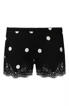 Шорты из шелка и хлопка Dolce & Gabbana