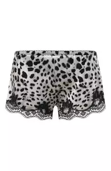 Шорты из шелка и хлопка Dolce & Gabbana