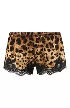 Шорты из шелка и хлопка Dolce & Gabbana