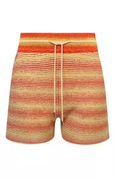 Шорты из шелка и хлопка Loro Piana