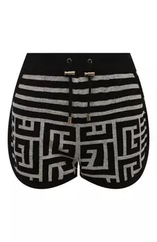 Шорты из шерсти и льна Balmain