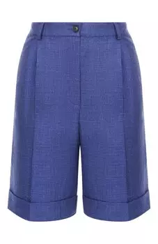 Шорты из шерсти и шелка Kiton