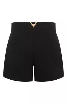 Шорты из шерсти и шелка Valentino