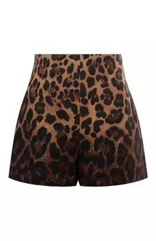 Шорты из шерсти и шелка Valentino