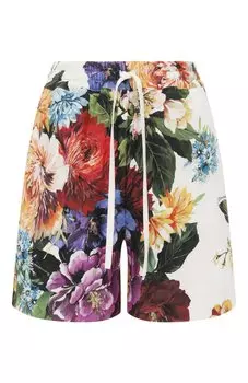 Шорты из вискозы и хлопка Dolce & Gabbana
