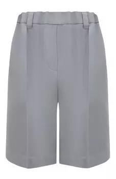 Шорты из вискозы и льна Brunello Cucinelli