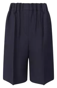 Шорты из вискозы и льна Brunello Cucinelli