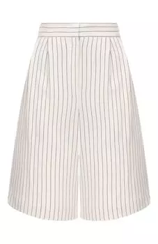 Шорты из вискозы и льна Loulou Studio