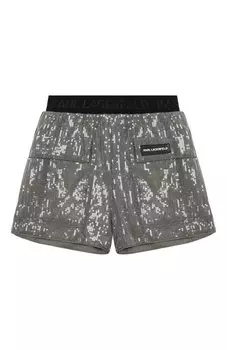 Шорты из вискозы Karl Lagerfeld Kids