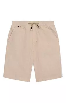 Шорты изо льна и хлопка BOSS