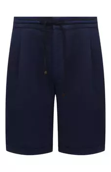 Шорты изо льна и хлопка Brunello Cucinelli