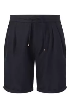 Шорты изо льна и хлопка Brunello Cucinelli