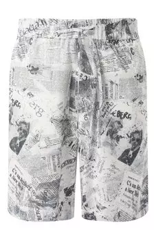 Шорты изо льна и хлопка Iceberg