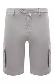 Шорты изо льна и хлопка Kiton