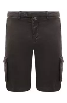 Шорты изо льна и хлопка Kiton