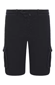 Шорты изо льна и хлопка Kiton