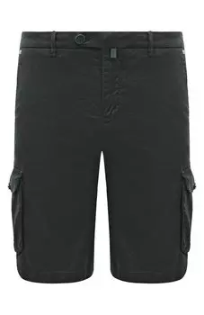 Шорты изо льна и хлопка Kiton