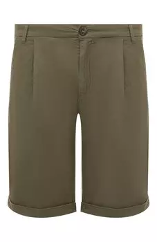 Шорты изо льна и хлопка La Martina