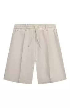 Шорты изо льна и хлопка Paolo Pecora Milano