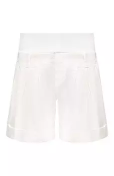 Шорты изо льна и хлопка Pietro Brunelli