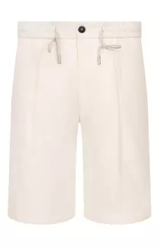 Шорты изо льна и шерсти BOSS x Aston Martin BOSS Camel