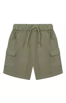 Шорты-карго из хлопка и льна babybu