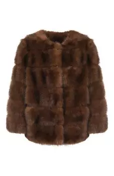 Шуба из экомеха Diego M