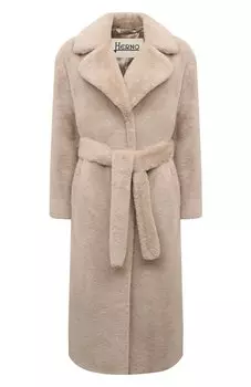 Шуба из экомеха Herno