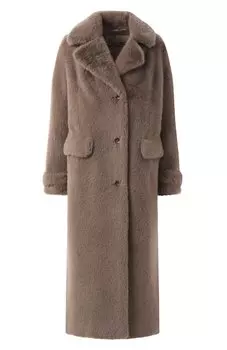 Шуба из экомеха Herno