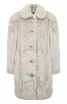 Шуба из экомеха Philosophy di Lorenzo Serafini