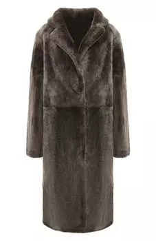 Шуба из овчины Yves Salomon