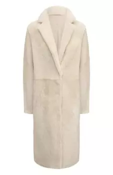 Двусторонняя шуба из овчины Yves Salomon