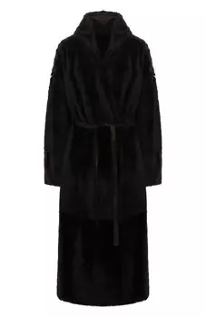 Шуба из овчины Yves Salomon