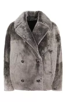 Шуба из овчины Yves Salomon