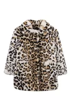 Шуба из меха кролика Yves Salomon Enfant