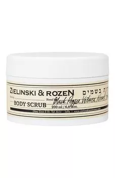 Скраб для тела Черный перец, Ветивер, Нероли, Амбра (200ml) Zielinski&Rozen