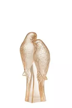 Скульптура 2 Parakeets Lalique