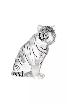 Скульптура Sitting Tiger Lalique