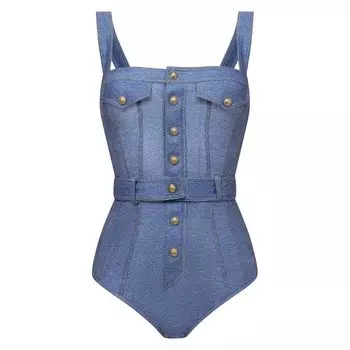Слитный купальник Balmain